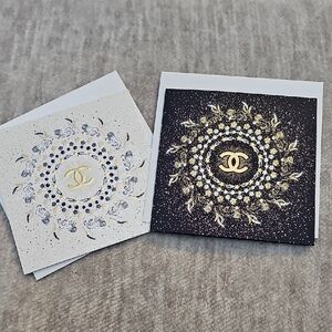 CHANEL Gold and Black Invitation Cards